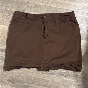 St. John's Bay Brown Women’s skirt with shorts inside